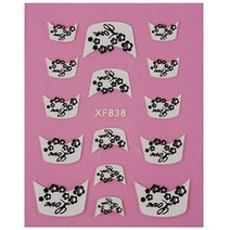 노랜드 XF 네일 스티커 프렌츠 마크, XF838, 10개입