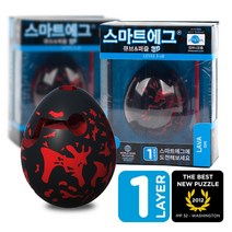스마트에그 큐브 퍼즐 1단 LV8 라바, 7세 이상