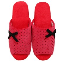 더한 슬림리본 슬리퍼, 레드