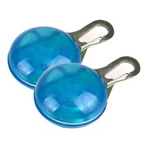 펫코디 LED 원형 애견 팬던트, 블루, 2개입