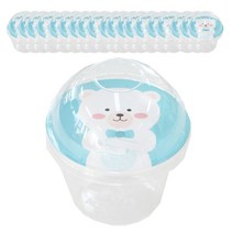HCN 곰덮개 + 머핀컵 + 돔뚜껑 세트, 20개입, 1세트