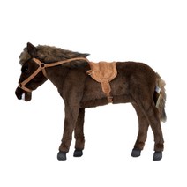 한사토이 5452번 말 Horse Dwarf(Khak) 인형, 50cm, 브라운