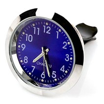 아트로마 지티글로벌 차량용 아날로그 시계 송풍구 블루, 1개