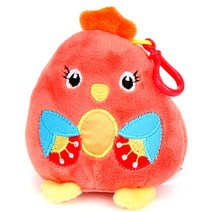 다예월드 꼬꼬닭 가방고리 인형 빨강, 10cm