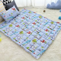 보떼하우스 인견 손누빔 차렵패드, 큰사자 (블루)