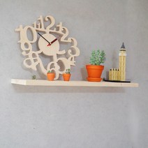 다니우드 원목 직선 DIY 선반, 무도색