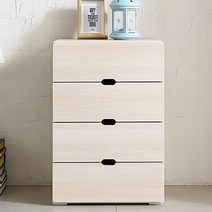 제이디퍼니처 로미 4단 서랍장, 백아카시아