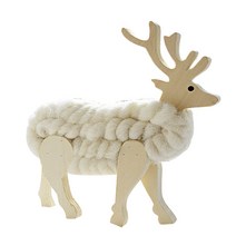 티즈트레이딩 사슴 인형, 화이트