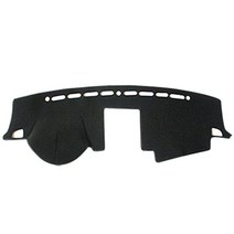 차마루 3D 논슬립 대쉬보드커버 기아, 포르테/포르테쿱 (네비매립유), 블랙