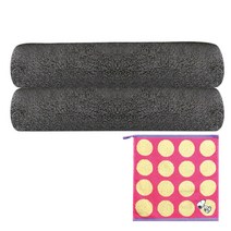 송월타월 30수 코마사 호텔타월 170g 2p + 스누피 컬러도트 핸드타월 분홍, 진회색, 1세트