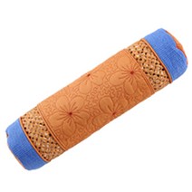 친환경편백아트 천연 황토 편백 경추베개 미니큐브칩, 파랑, 1개