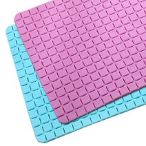 리버그린 심플 욕실매트, 스카이블루, 핑크, 2개입