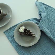 하임앤하임 삼중거즈 무지 키친크로스 60 x 40 cm, 블루, 1개