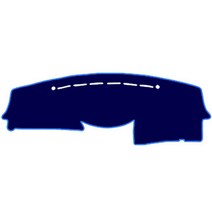 블루코드 벨벳 대쉬보드커버 현대 + 더스트백, 베라크루즈(센터 무), 블루 + 스카이