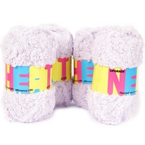 브랜드실 뉴히트 대용량 극세사 뜨개실 4볼, 13 아기보라