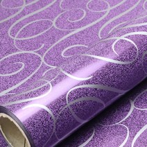 솔로몬샵 노이즈 비닐롤 포장지 대, 보라, 1개