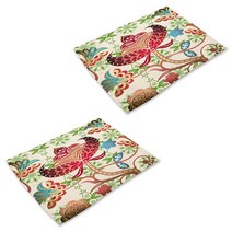 핑크망고 에트로 식탁매트 2p, L, 42 x 32 cm