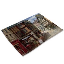 비케이 유럽과 미국 도시 식탁매트, 1, 42 x 32 cm