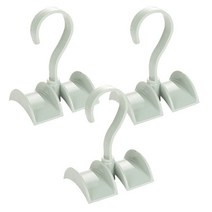 리버그린 회전식 다용도 가방정리걸이, 그린, 3개