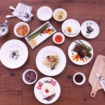 리엔 에이든 화이트 2인 홈 식기세트, 1세트, 13p