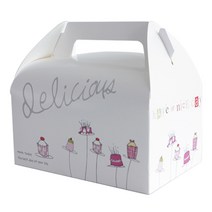 티나피크닉 미니 머핀 모양 선물 포장 상자 중, 혼합 색상, 5개입