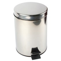 퓨어선데이 스텐 페달 휴지통 5L, 1개