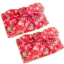 도나앤데코 도시락보자기 벚꽃 핫핑크, 2개입