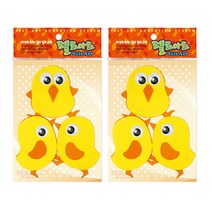 동기오피스 펠트아트 아기병아리 3p x 2세트, 혼합 색상(DF-1106)