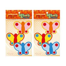 동기오피스 펠트아트 나비 3p x 2세트, 나비 B(DF-1083)