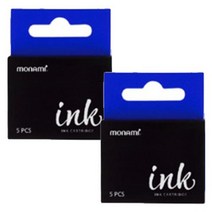 모나미 만년필 잉크 카트리지 5p, 48 끝없이 펼처진 태평양(Blue), 2개입