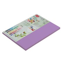 뉴씨플레인 종이문화 친환경 양면 색상지 No 28 연 보라색 60p, 1개