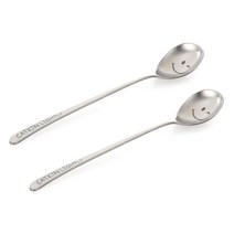 캣킨라이틀리 스마일 볼스푼, 혼합 색상, 2개입