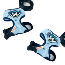 에이프릴 54 고양이 매쉬 하네스 2p, 블루