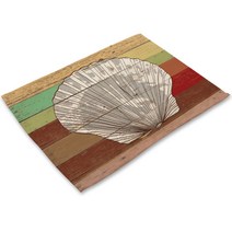 리빙팝 오션 모드 테이블매트, 14, 42 x 32 cm