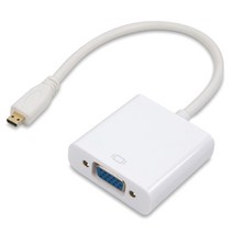 유니콘 Micro HDMI to VGA Cable HDMI 컨버터, CV-200