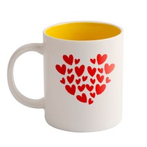 디자인아지트 기성 머그 알러뷰, 옐로우, 1개