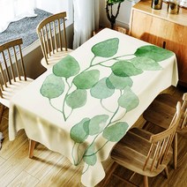 스토어33 여린잎 방수 식탁보, B, 140 x 180 cm
