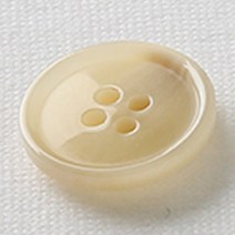 HR빅버튼 마니 단추 18mm, 연베이지, 4개입