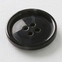 HR빅버튼 워킹 단추 23mm, 블랙, 12개입