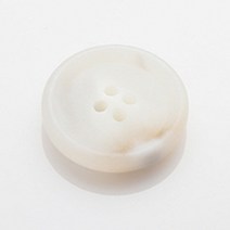HR빅버튼 잡스무광 단추 30mm, 화이트, 4개입
