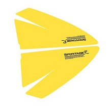 달구름 스포티지R 리플렉터 데칼 스티커 블루 레드 엘로우 다크그레이(2조각 한대분), 1세트