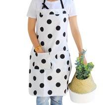 AnTs 방수 이중 레이어 앞치마, 도트, 2개입