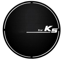 바겐 3D 카본 주유구 스티커 올 뉴 k5, 블랙, 1개
