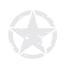 그리븐 빈티지 별 자동차 데칼 스티커 50091 60cm, 브라이트그레이, 1개