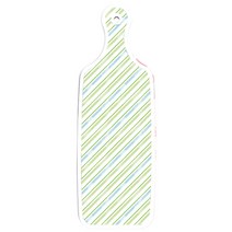 로엠디자인 양면 디자인 서빙 도마 보드 꼬마도넛, 청백색사선, 1개