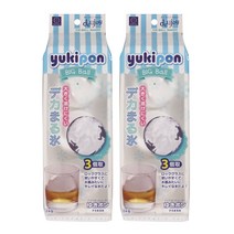 코쿠보 얼음틀 3구 아이스볼 트레이 2p, 혼합 색상