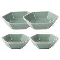 젠한국 셀라돈 헥사곤 육각접시 11cm 2P + 육각접시 14cm 2P, 1세트, 4종