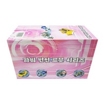 세계유통 파워변신로봇 6종 핑크박스 세트, 혼합 색상