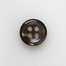 HR빅버튼 꽃치자 단추 11mm, 혼합 색상, 12개입