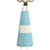 블루산업 에이프런 프리미엄 방수 앞치마, 블루, 1개